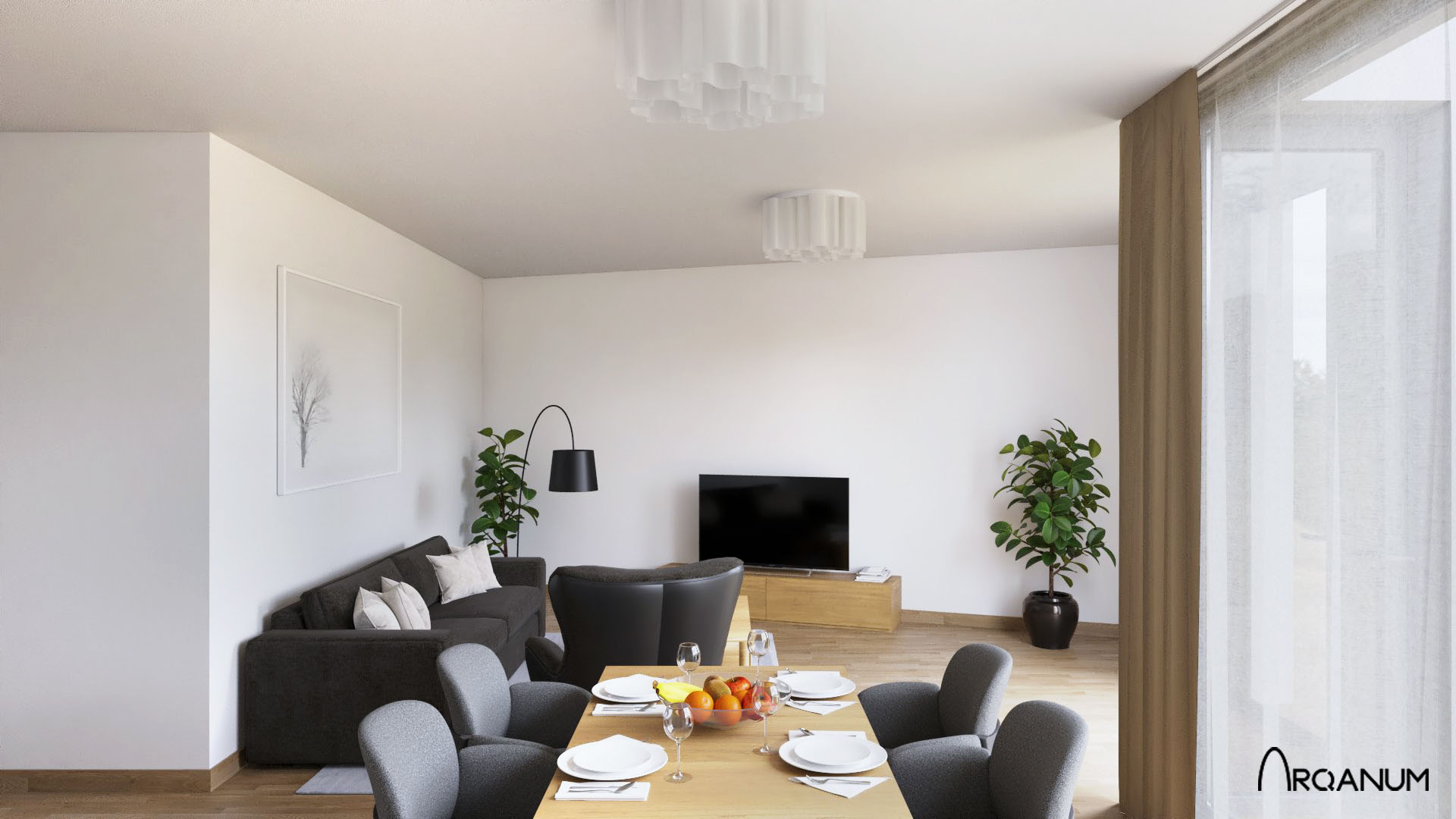 Apartamento en Munich, salón